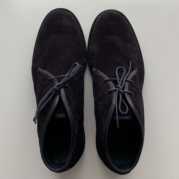 Ermenegildo Zegna Navy Suede Chukka Boot - Picture 8 of 16